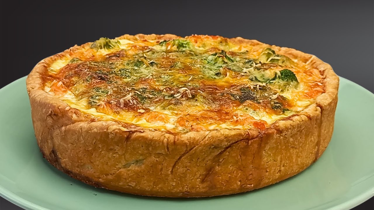 ФРАНЦУЗСКИЙ КИШ с брокколи и лососем / Невероятно Вкусно / Простой рецепт.