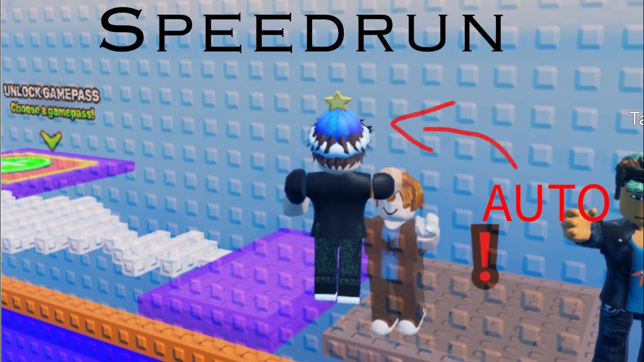 Auto WallHop Tower speedrun