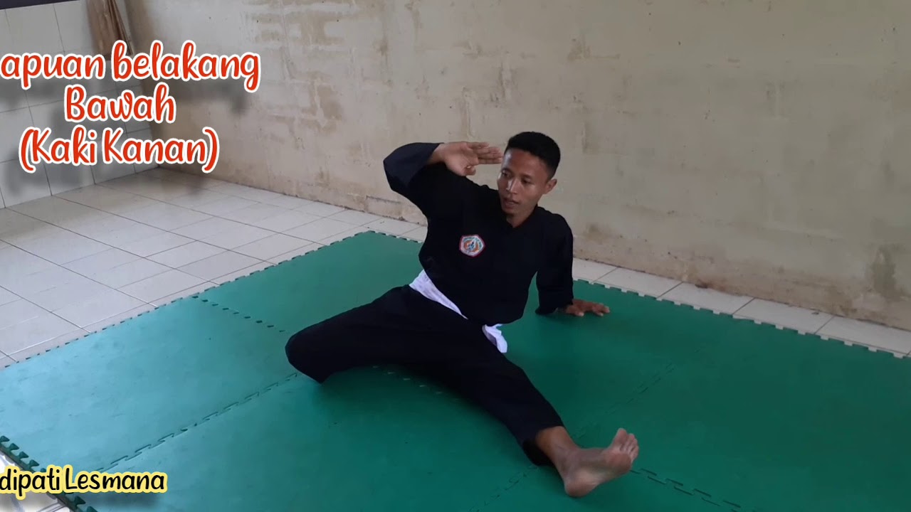 Teknik Serangan SAPUAN DEPAN BAWAH & SAPUAN BELAKANG BAWAH Dalam Pencak Silat