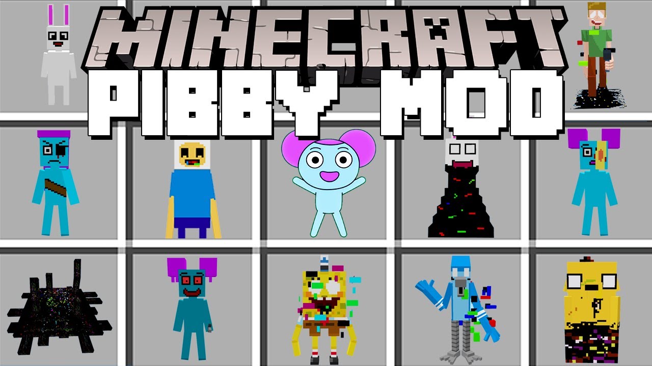 Minecraft PIBBY MOD / CN TAKEOVER LEARNING WITH PIBBY! (Minecraft Mods)