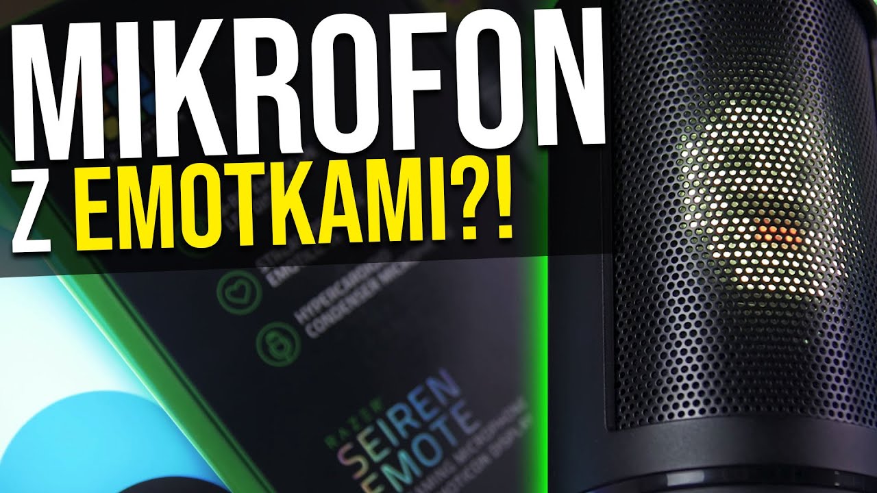 TEN MIKROFON JEST SZALONY - Razer Seiren Emote