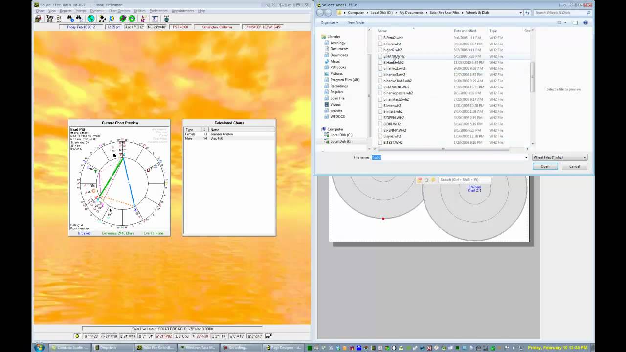 Solar Fire Gold's Page Designer -- Part One