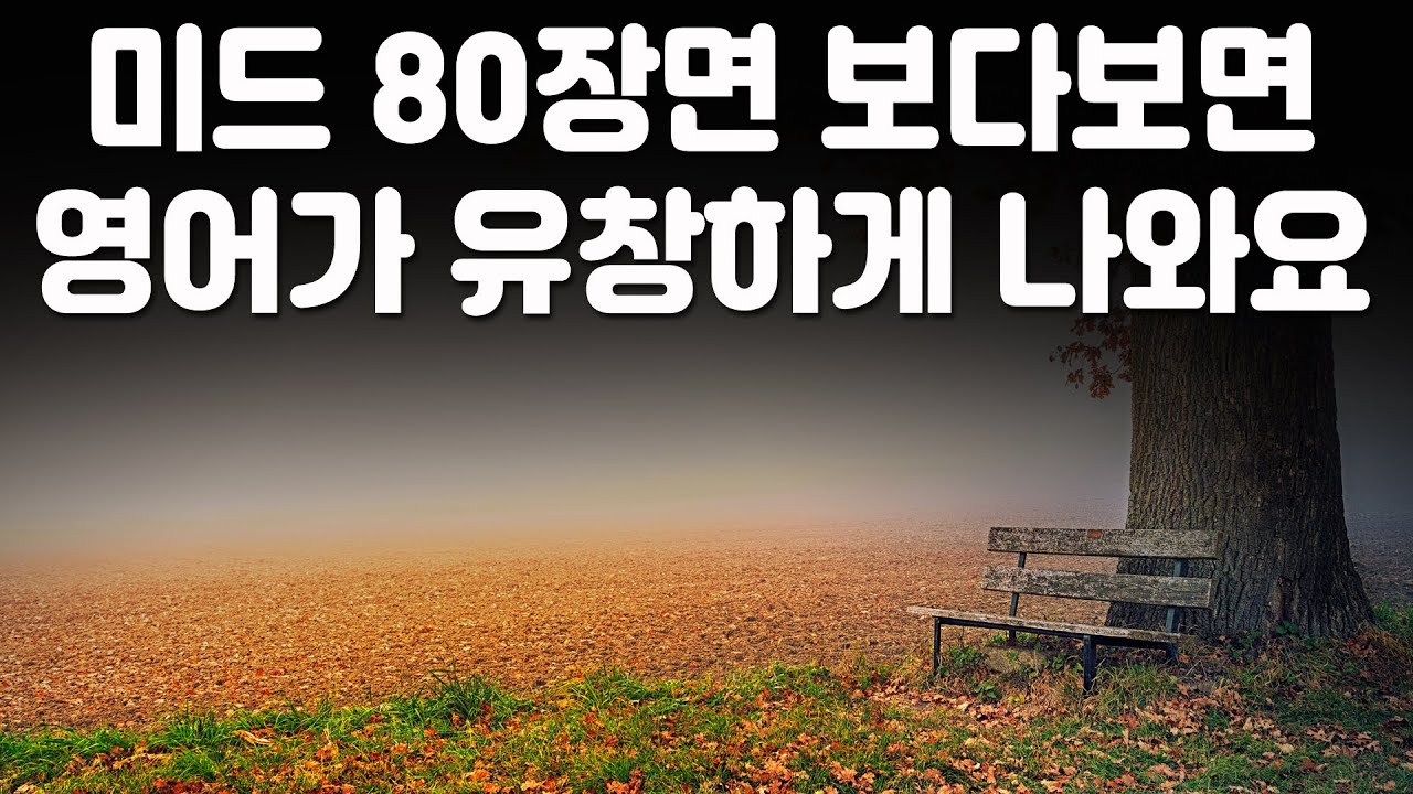 귀와 입이 트이는 미드 80장면 14편,  유용한 영어표현을 보다보면 영어가 유창하게 나와요 ( 영어회화, 영어 듣기 )