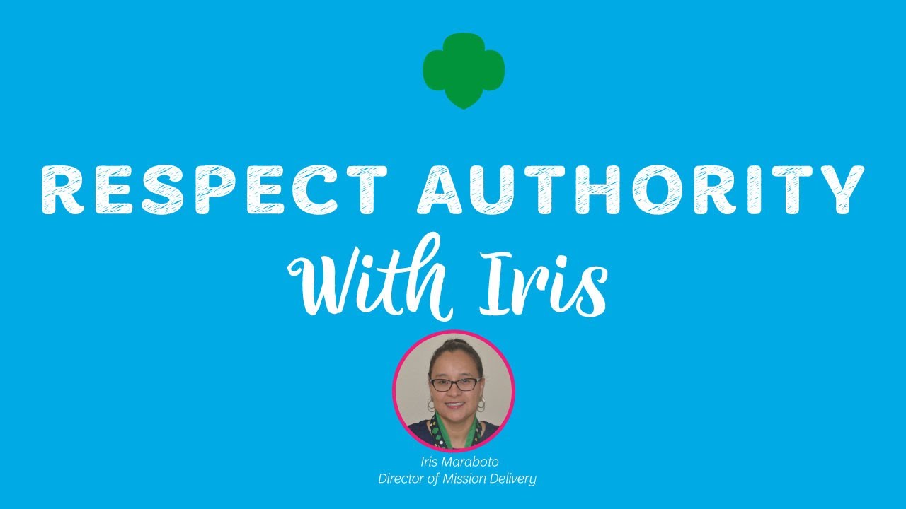 Respecting Authority Daisy Badge Step with Iris