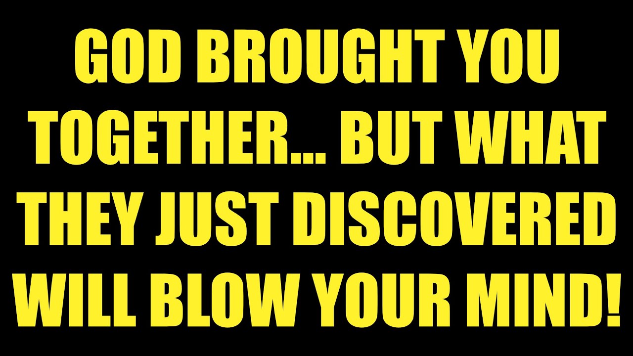Jesus Say: God Brought You Together—But What They Just Discovered Will Blow Your Mind 😱💍
