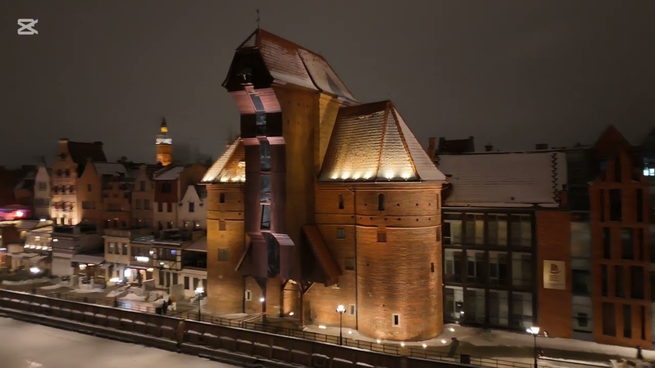 Gdańsk Old Town winter Motława river 6 lutego 2026