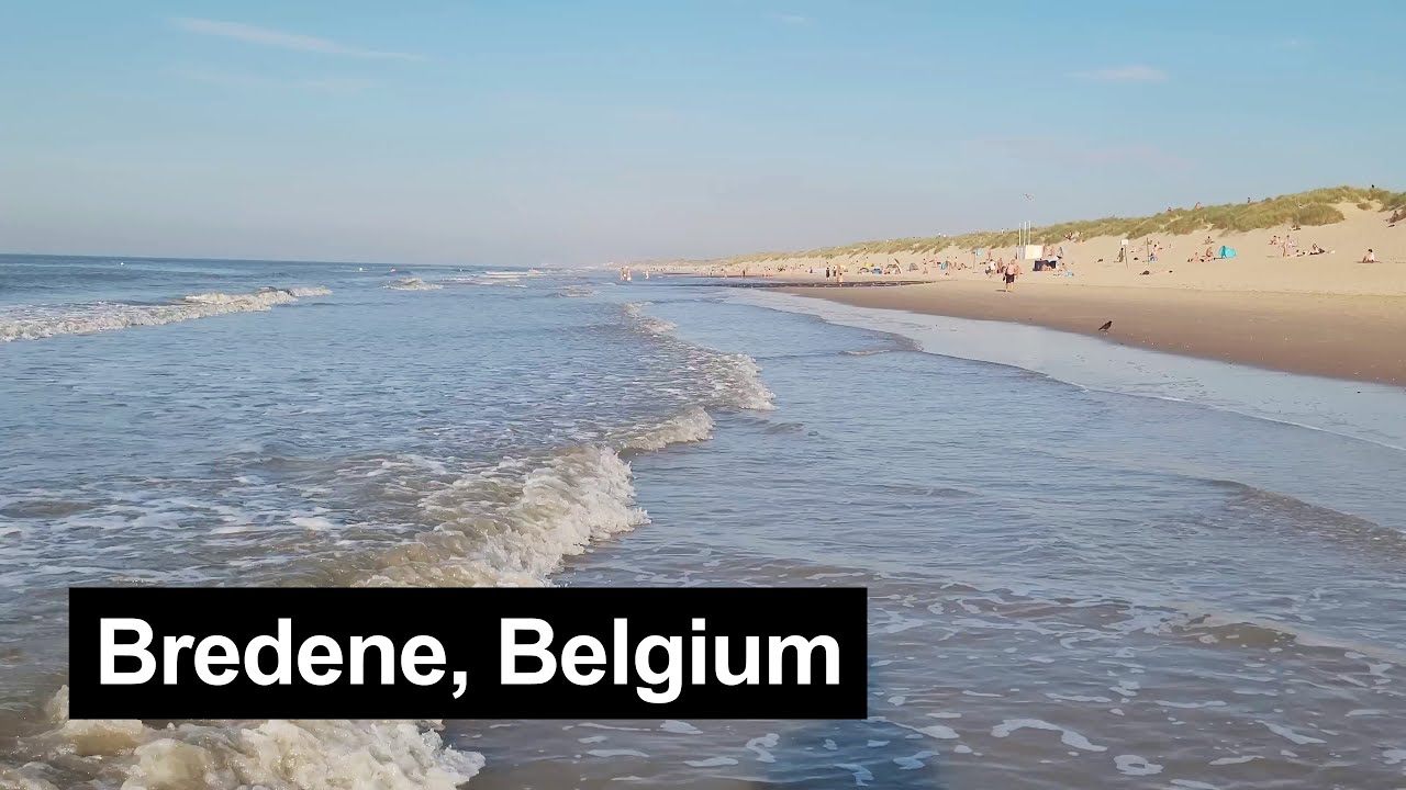 Bredene (Belgium) beach walk,  21 September 2024 [4K]