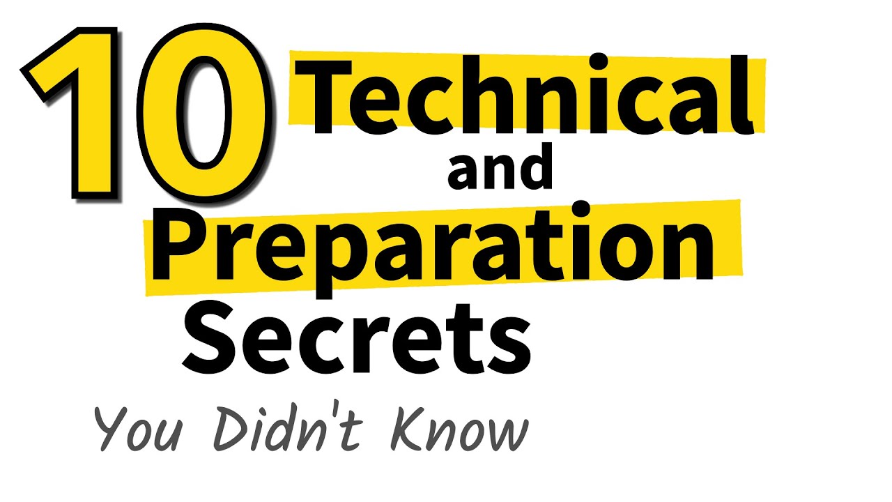 10 Technical and Preparation Secrets for Public Speaking and Presenting
