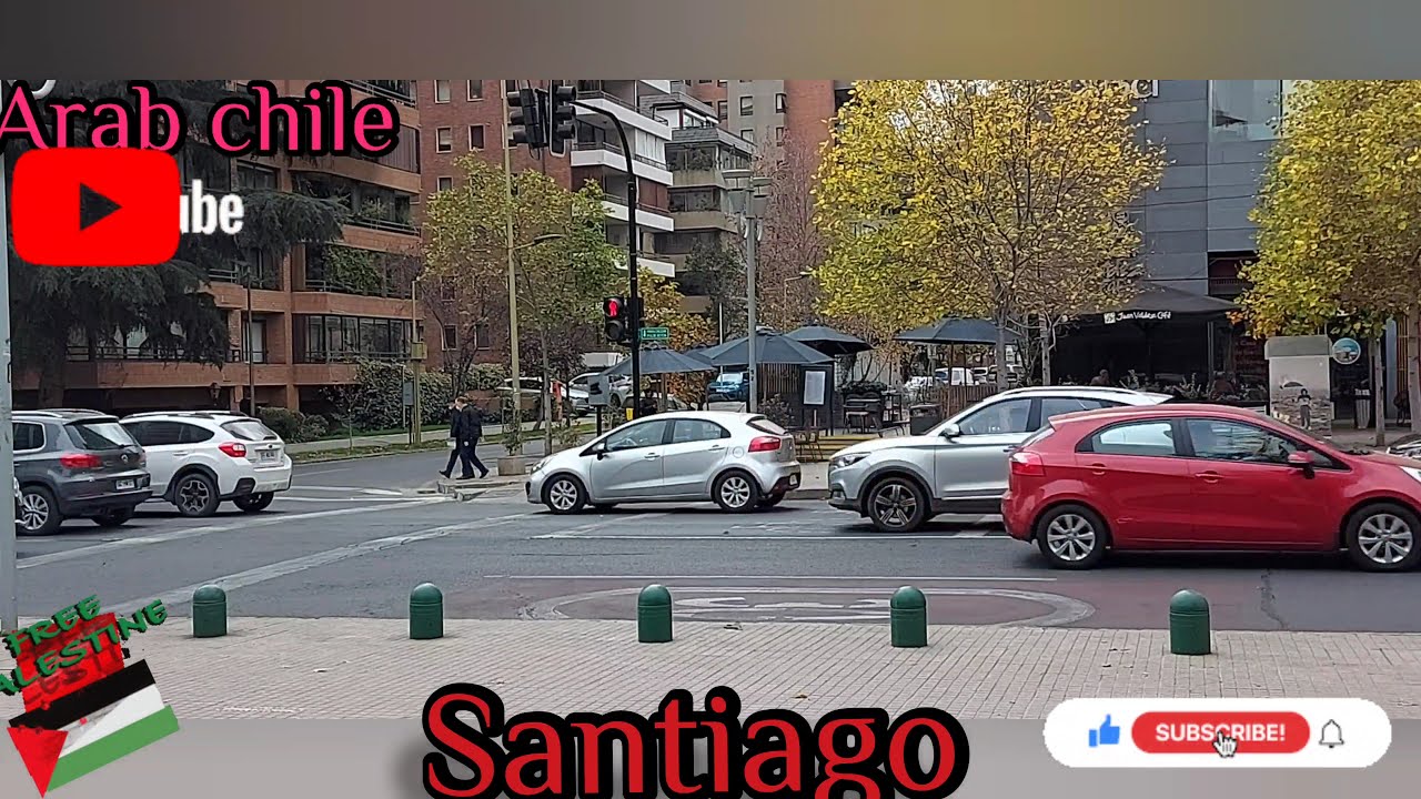 santiago de chile سنتياغو تشيلي  احلى المناطق  و قصر لا مونيدا قصر الرئيس