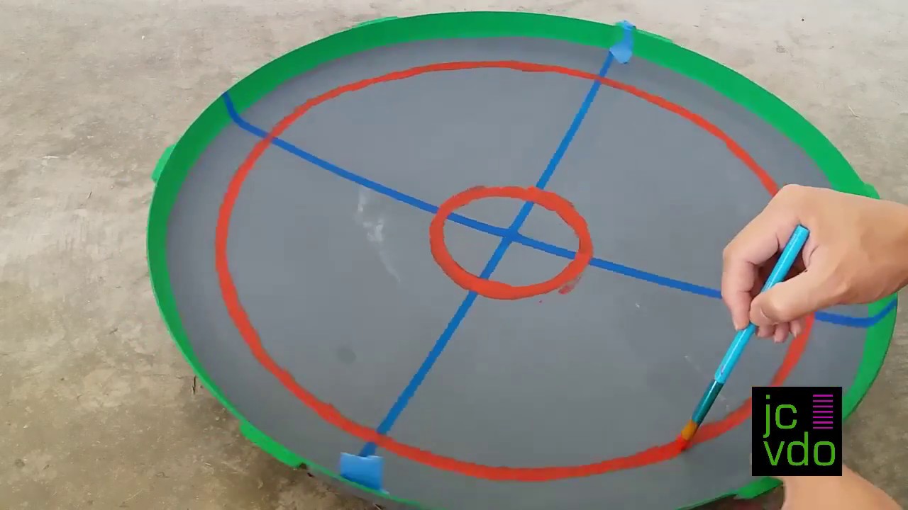 how to: Beyblade easy make arena (stadium)