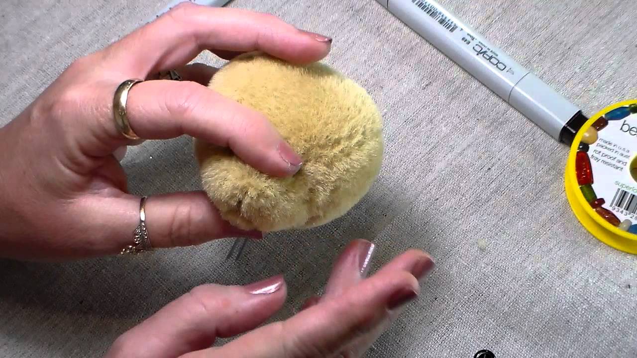 How to place eye's on a handmade Teddy bear part 1