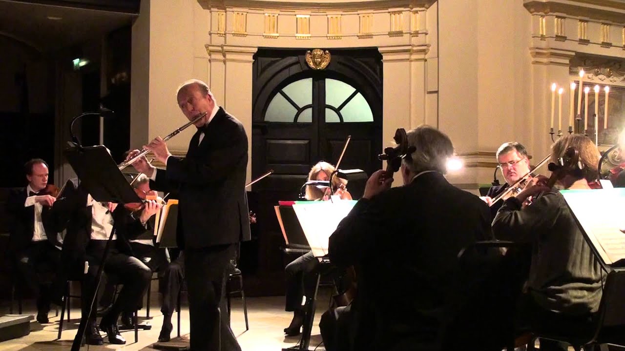 William Bennett plays Mozart Flute Concerto No 2  in D  K314 1st Movement