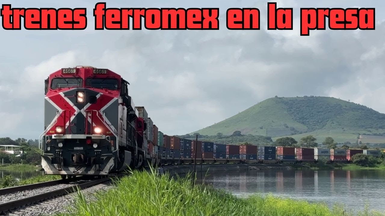 Trenes en la presa de Valencia Linea I distrito Sayula