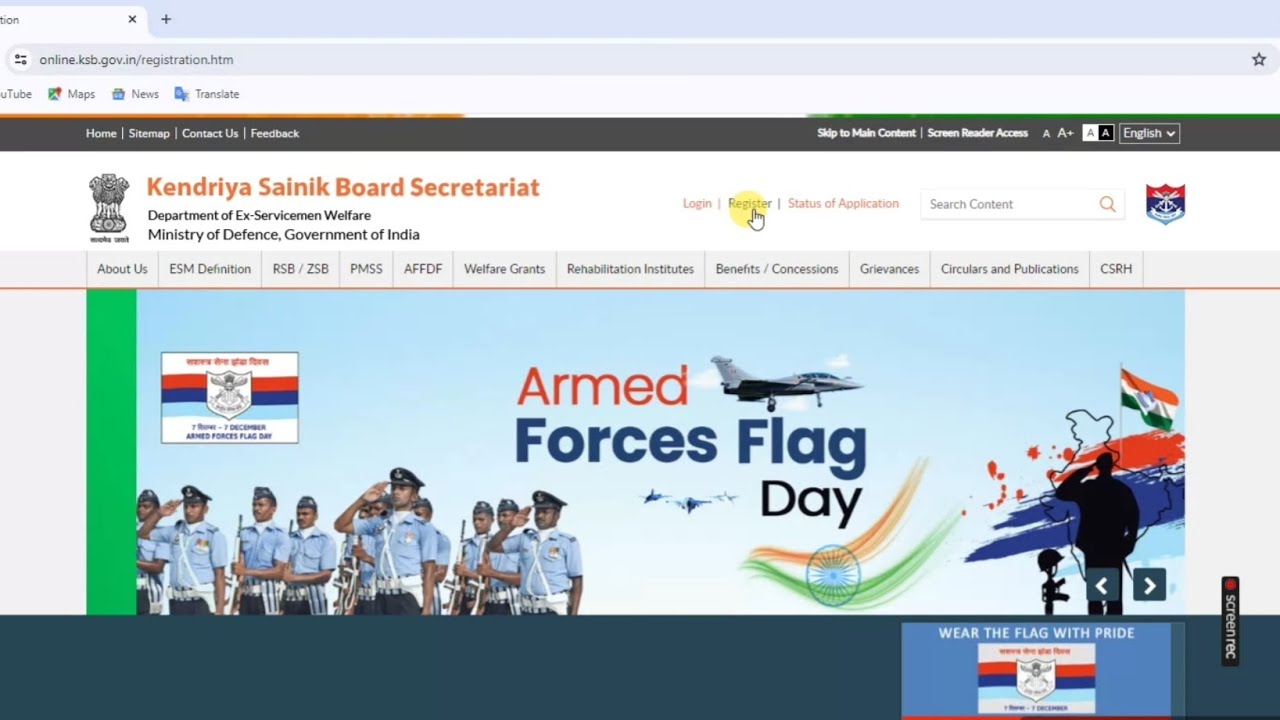 How to apply for Ex-servicemen I-Card Online  ( Tutorial)