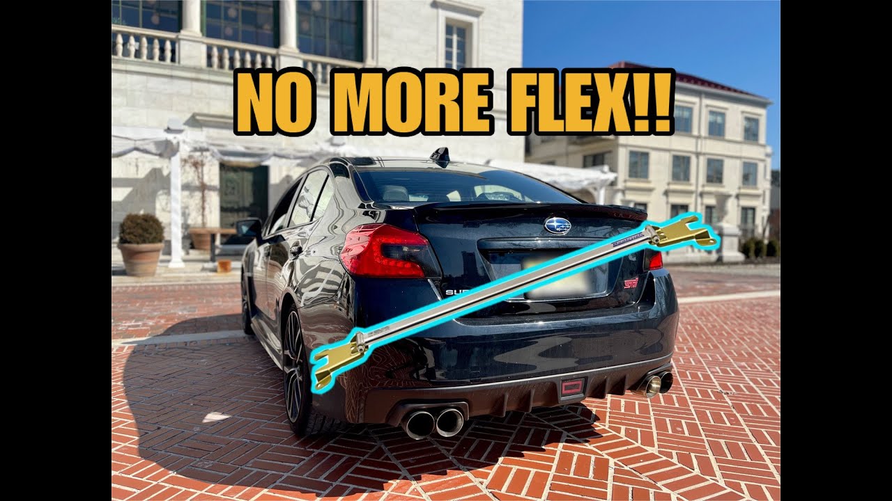 *STEALTH FITMENT* Beatrush Rear Strut Bar Unboxing and Pics on Car - Subaru WRX/STI!