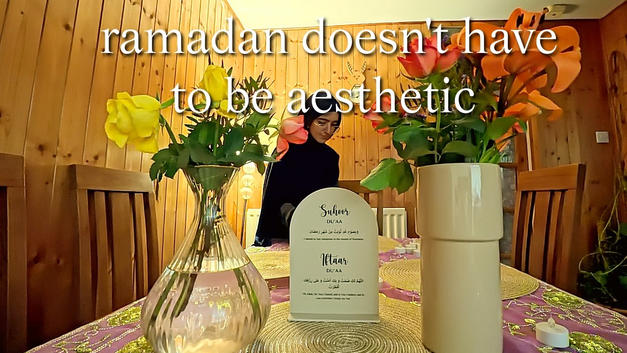 ramadan doesn't have to be aesthetic (a comfort podcast)