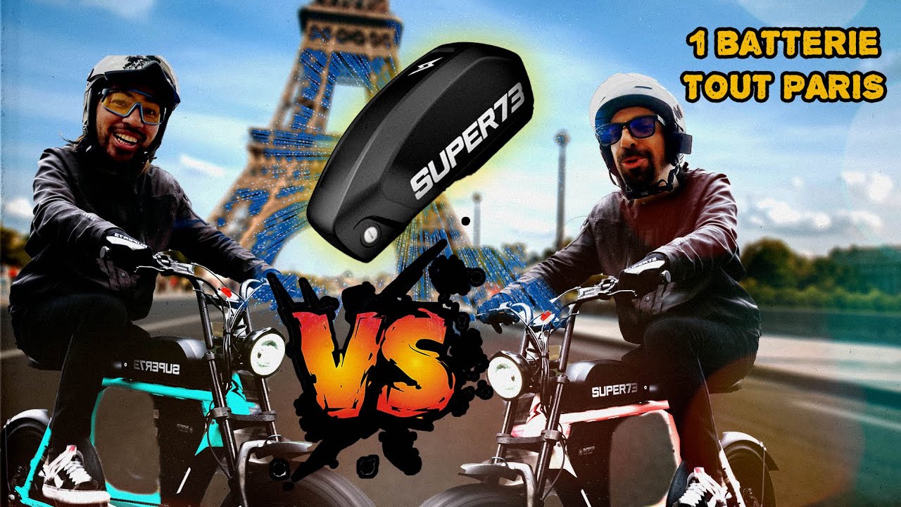 Le tour de Paris avec une batterie feat. Marc Electric (on est éclaté) #super73