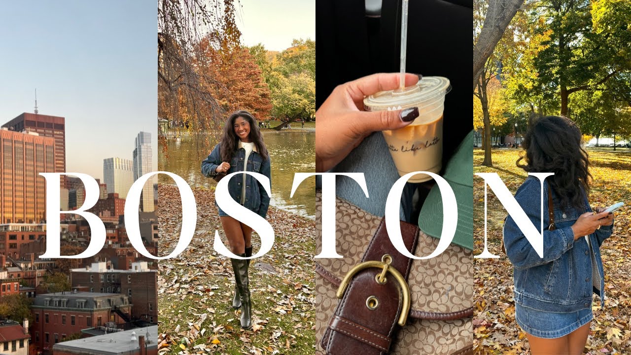 BOSTON TRAVEL VLOG🍂 | A 3 Day Weekend Trip to Boston & Salem, MA ✨🍂 🧸