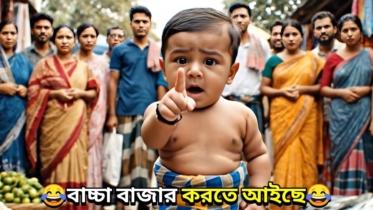 বাচ্চা বাজার করতে আইছে 😂 | বাংলা ফানি ভিডিও  | বাচ্চার ফানি ভিডিও 