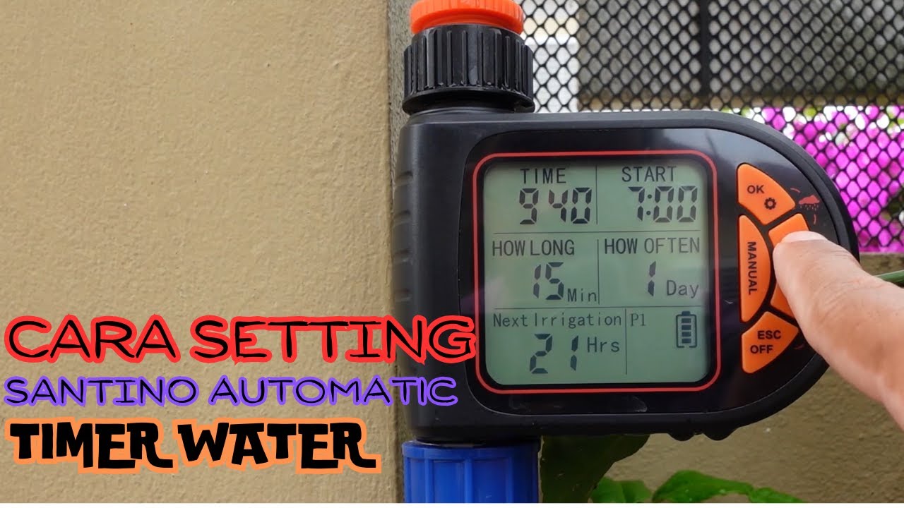 SET TIMER WATER CONTROL SISTEM SIRAMAN AUTO (santino)