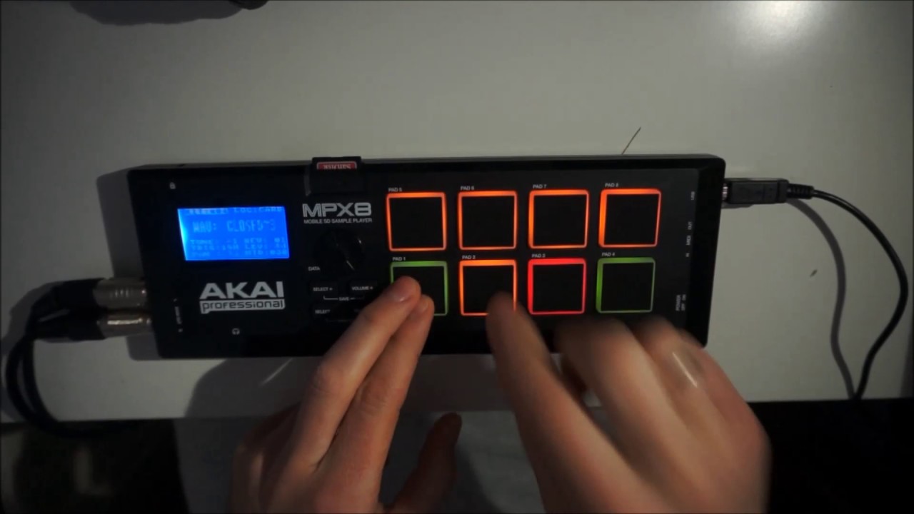 Akai MPX 8 short live beat -Dj Nawyku