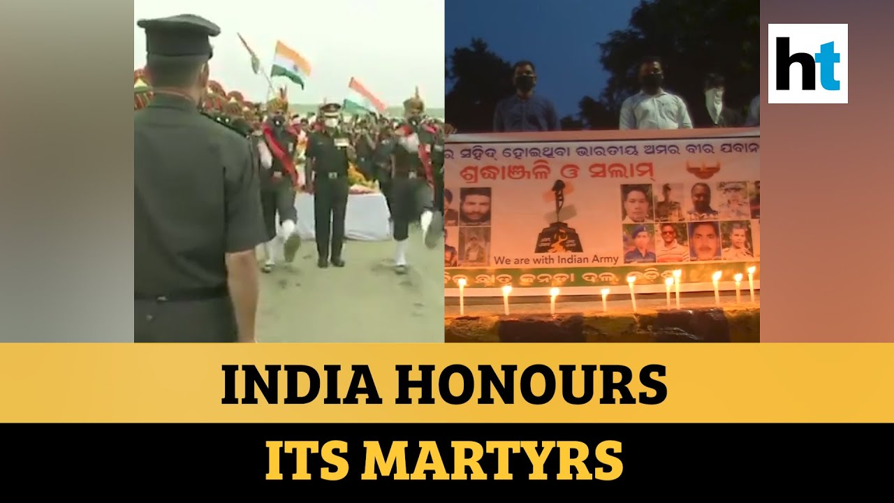 Watch: India pays tributes to Galwan valley martyrs