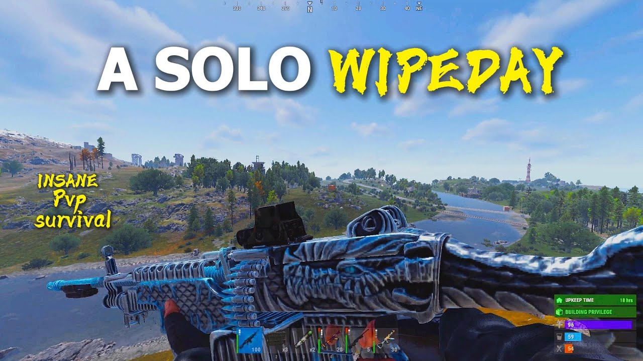 SOLO WIPE DAY &ndash; CLEAR PROGRESSION ON HIGH POP | Official Vanilla Rust