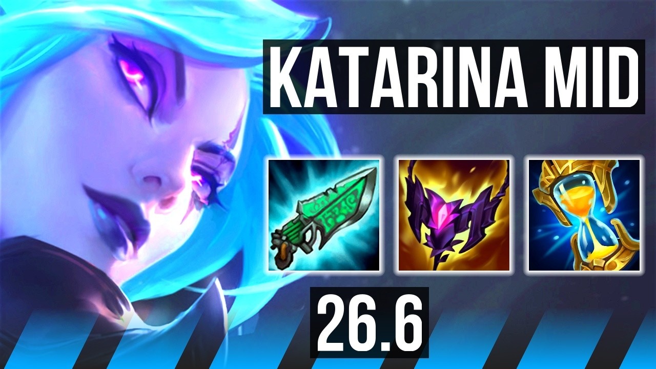 KATARINA vs SYLAS (MID) | Perfect KDA: 13/0/10 | KR Grandmaster | 26.6