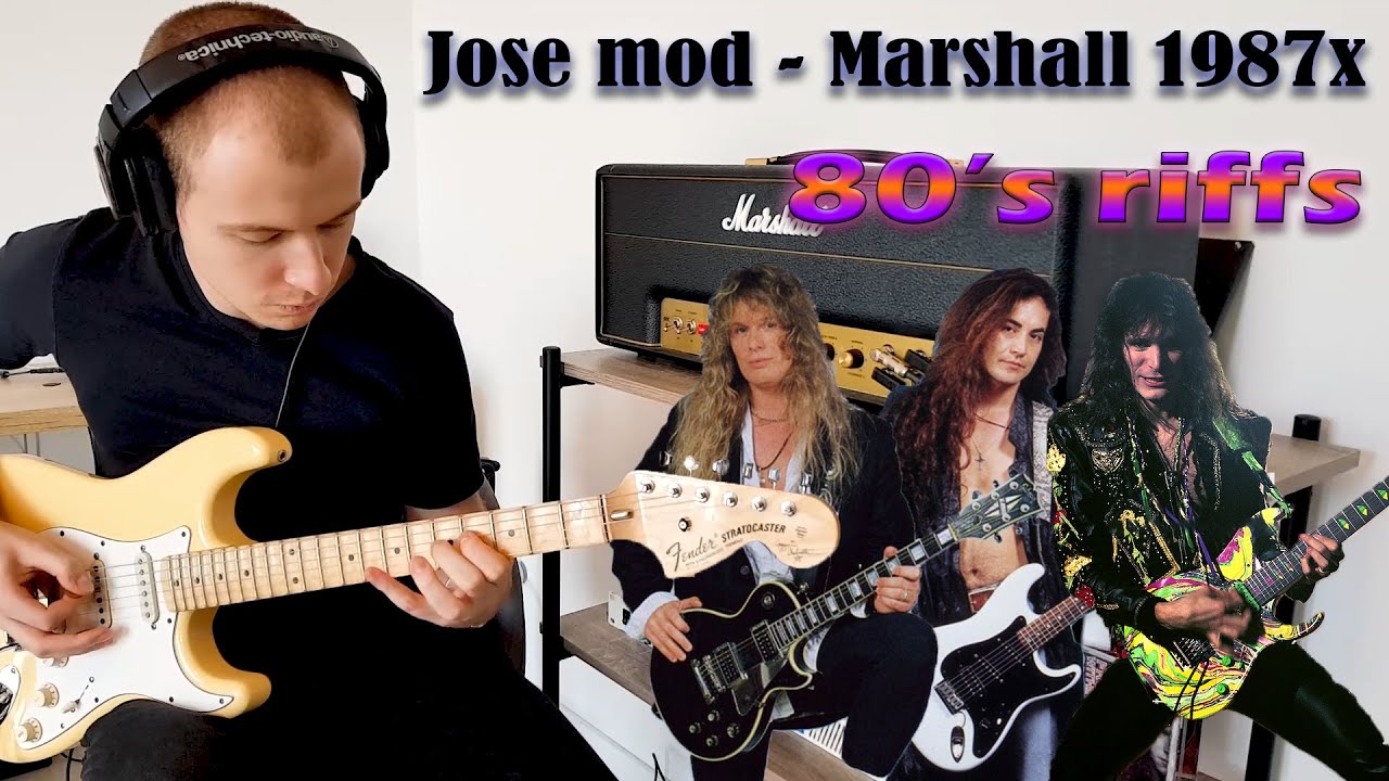 Marshall Plexi Jose Mod (1987x) | 80's RIFF MEDLEY