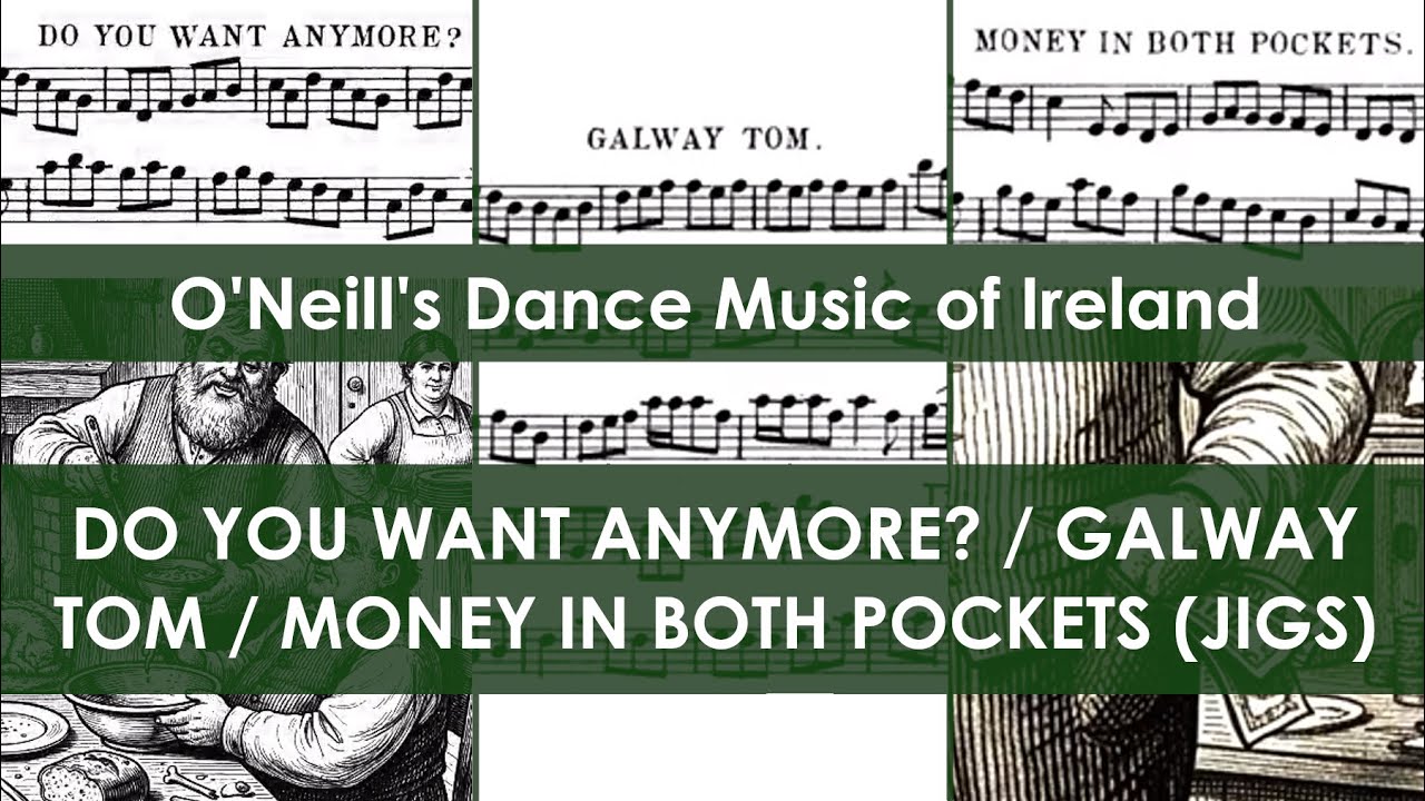 DMOI33-35 Do You Want Any More? / Galway Tom / Money in Both Pockets (Jigs on Irish tenor banjo)