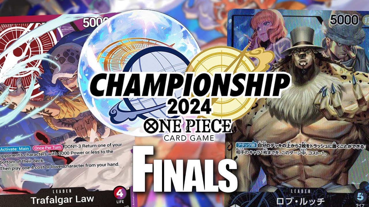 [OP08 FINALS] Fukuoka CS - OP07 Rob Lucci vs. ST10 Trafalgar Law