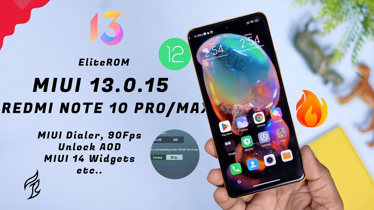 STABLE MIUI 13.0.15 EliteROM for Redmi Note 10 Pro Review, Better than Official Stock MIUI ?
