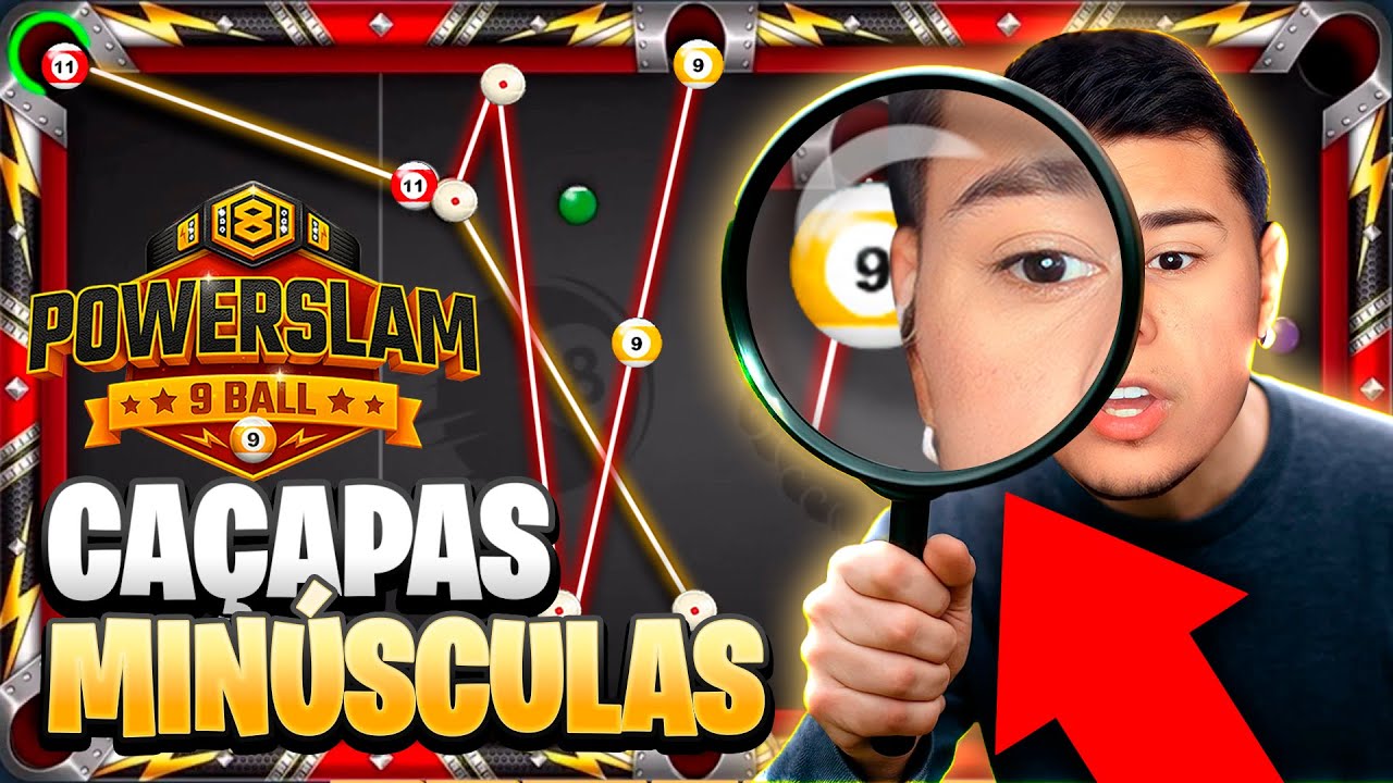 AS CAÇAPAS APERTADAS VOLTARAM! JOGUEI NA NOVA MESA POWERSLAM NO 8 BALL POOL
