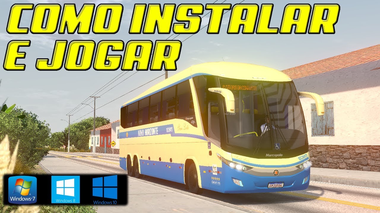 Como INSTALAR e JOGAR o PROTON BUS ROAD no PC ou NOTEBOOK