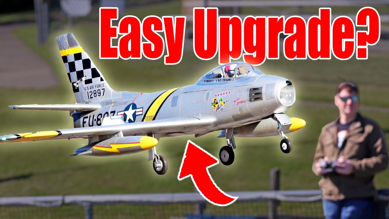 РАСКРЫТЫЙ ПОТЕНЦИАЛ: Обзор и модернизация FMS 80mm F-86 Sabre Scale!
