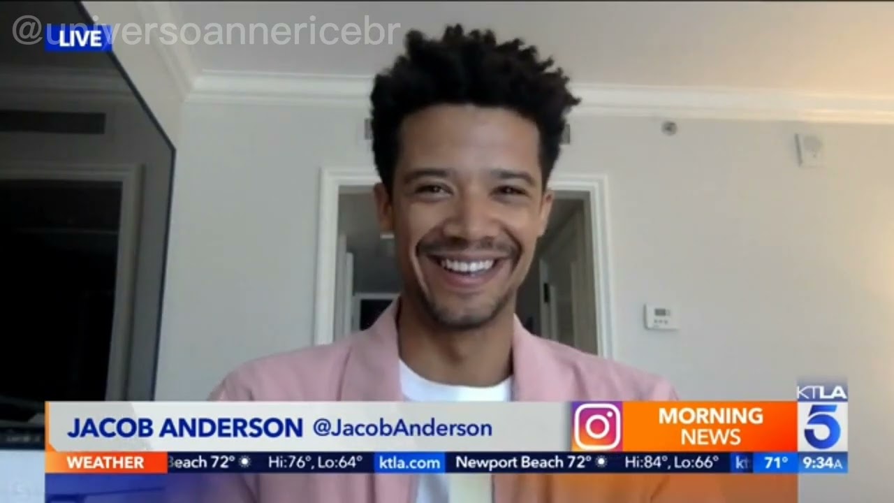 ENTREVISTA | Jacob Anderson para a KTLA Entertainment.
