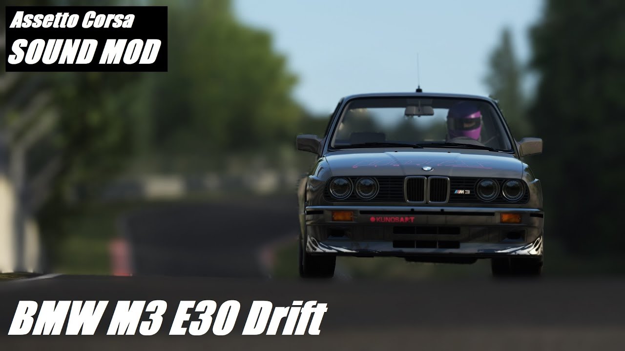 Assetto Corsa sound mod by SCIBSOUND - BMW E30 drift (old version)