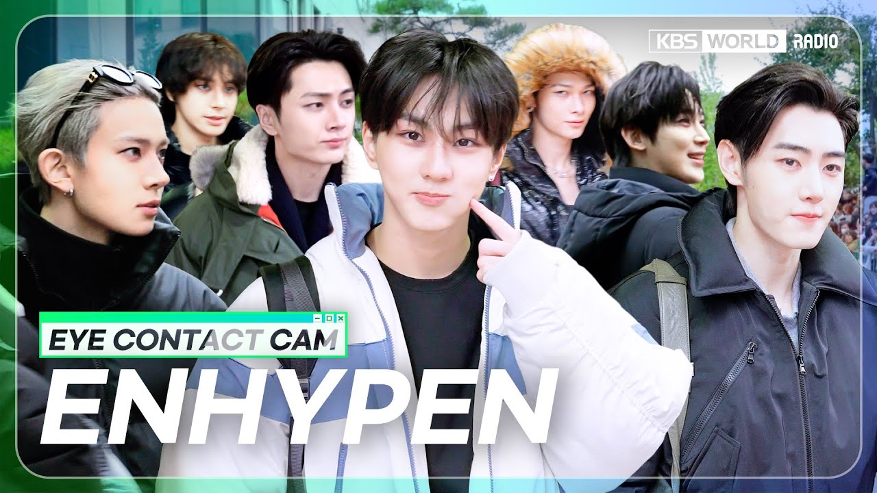 [4K] ENHYPEN EYE CONTACT CAM :: 엔하이픈 아이컨택캠 @ MUSIC BANK