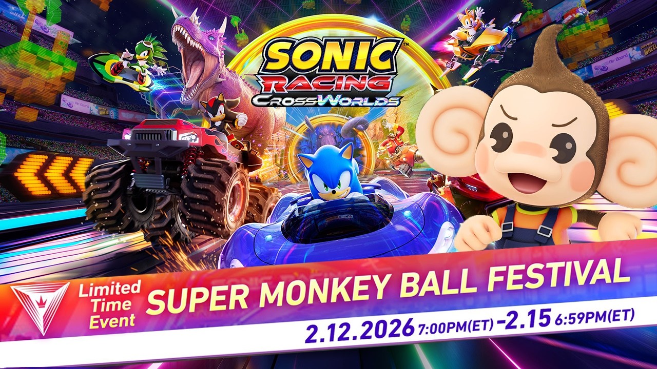 Sonic Racing: CrossWorlds Super Monkey Ball Festival Highlights