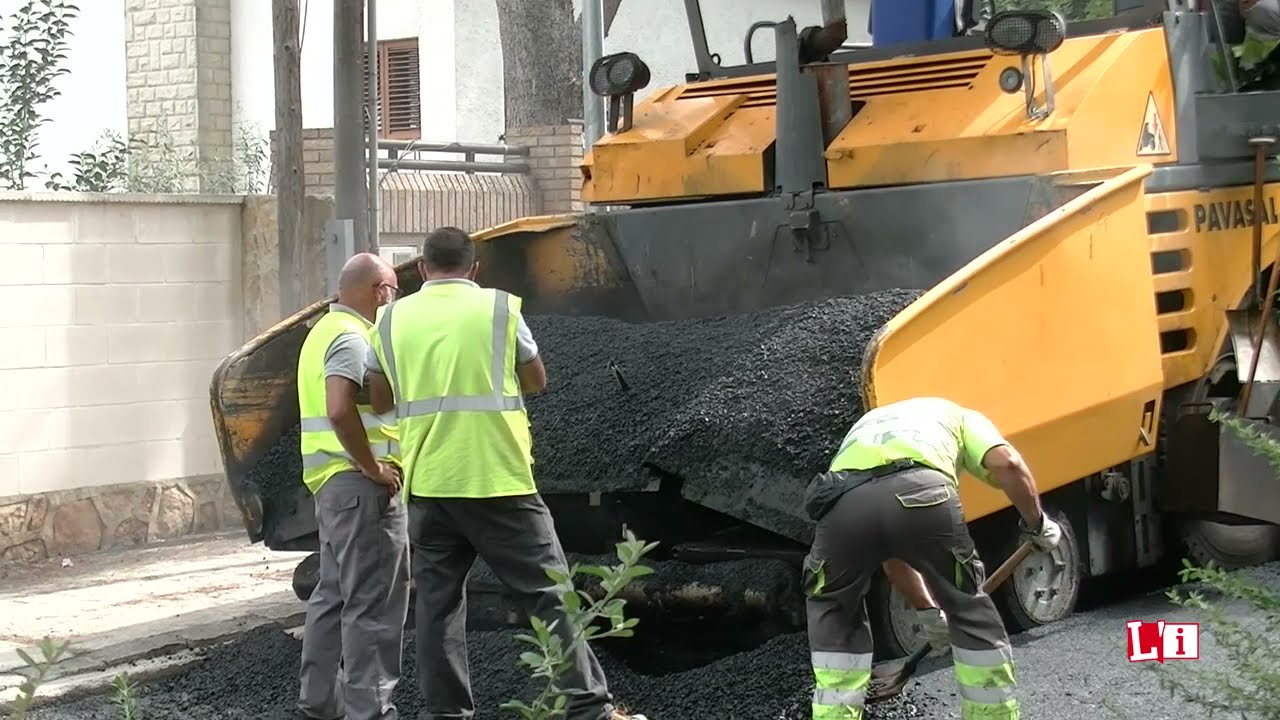 Obras de asfaltado - septiembre 2021