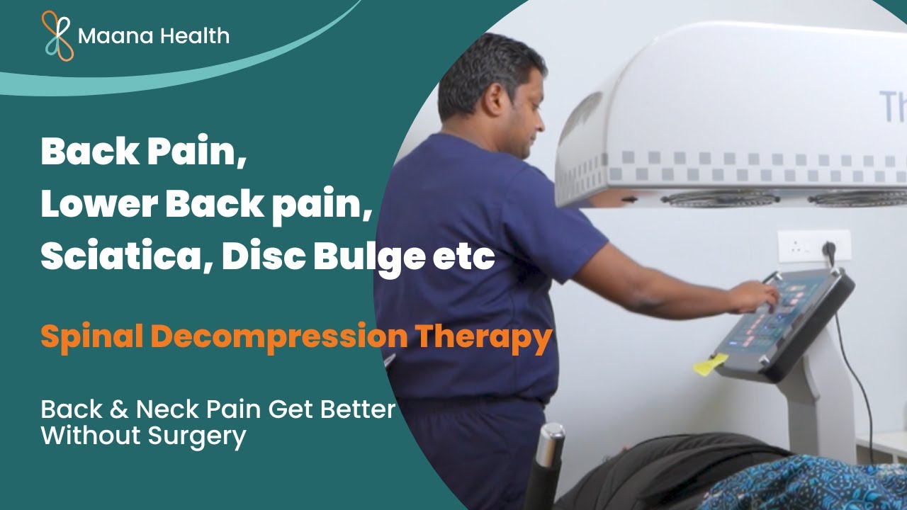 Treat lower back pain, sciatica and herniated disc without surgery - Spinal Decompression Therapy