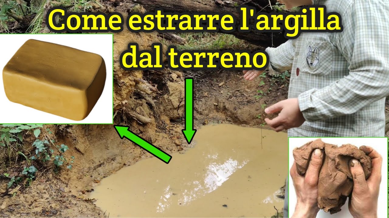 Come ottenere argilla dal terreno!