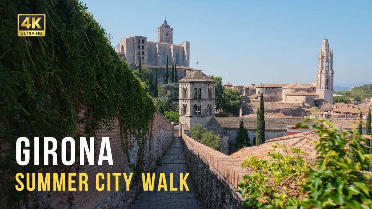 Girona, Spain | Medieval City Walk | 4K Walking Tour