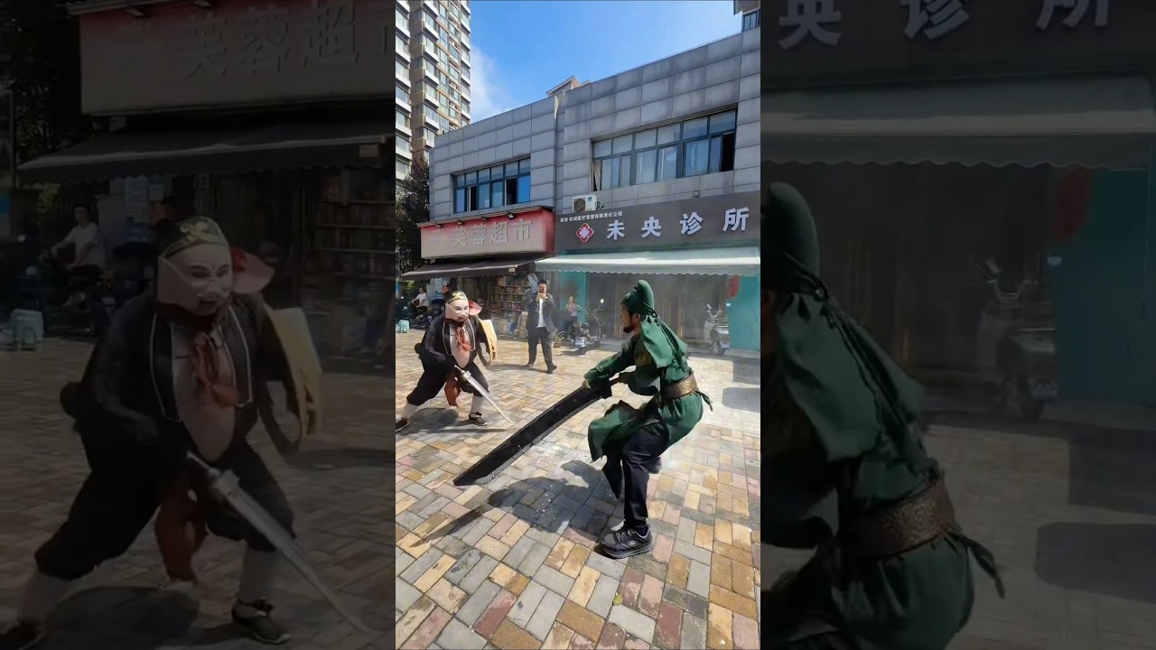 Guan Yu vs. Zhu Bajie 😂 #shorts #funny #funnyvideo #comedy