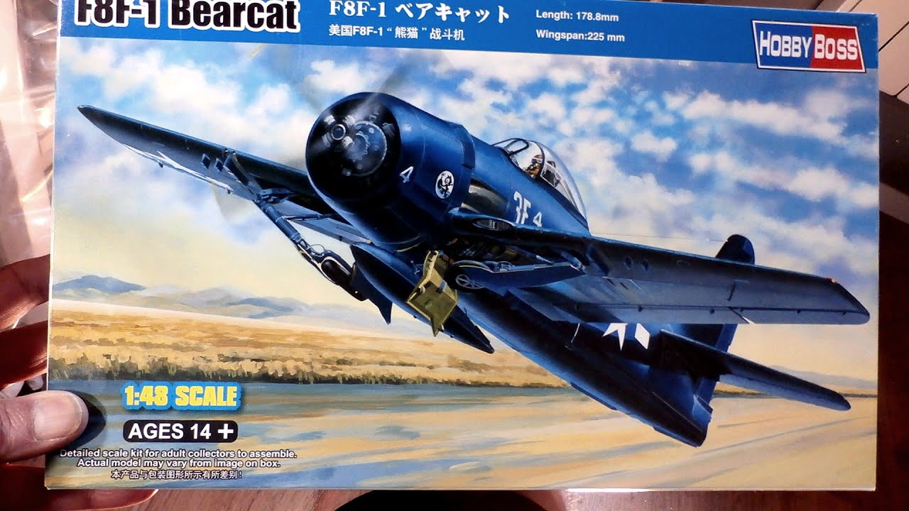F8F-1 Bearcat 1/48 scale by Hobby Boss. Version Beetle Bomb N°0