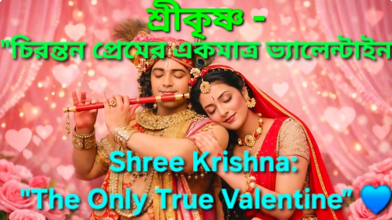 শ্রীকৃষ্ণ – চিরন্তন প্রেমের একমাত্র ভ্যালেন্টাইন | Shree Krishna: The Only True Valentine” 💙