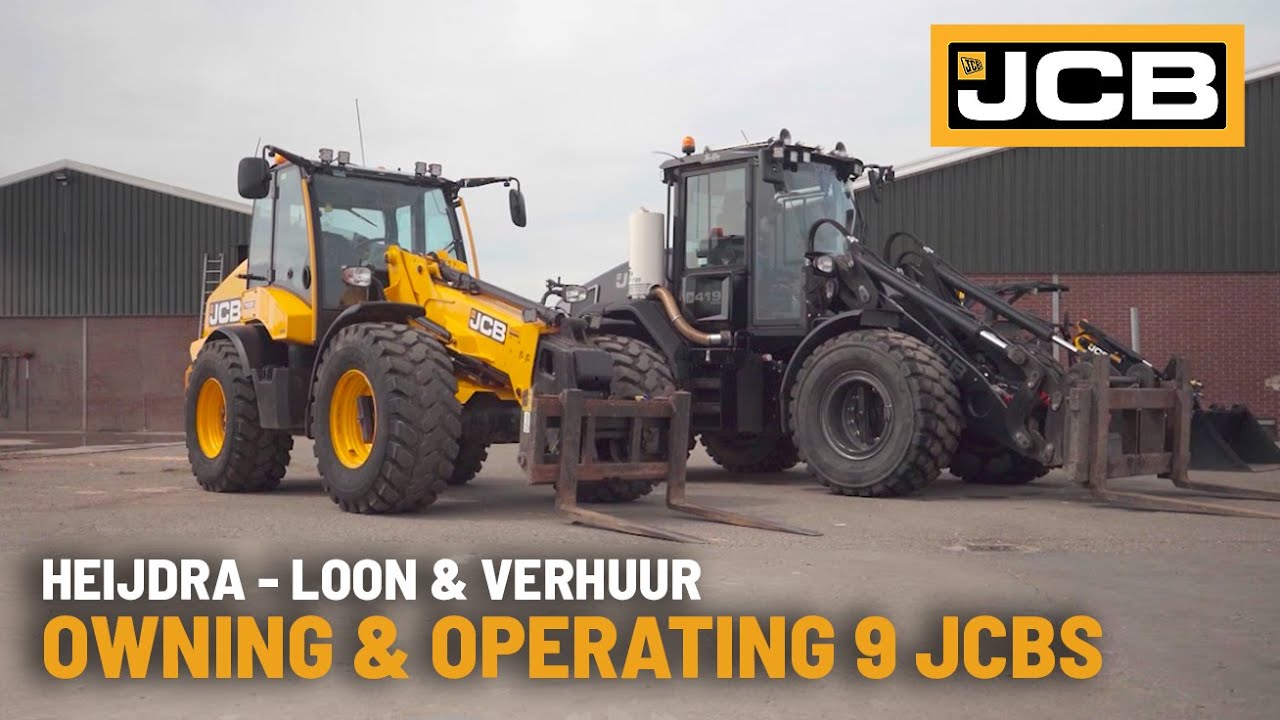 Owning and operating nine JCBs | Heijdra - Loon & Verhuur