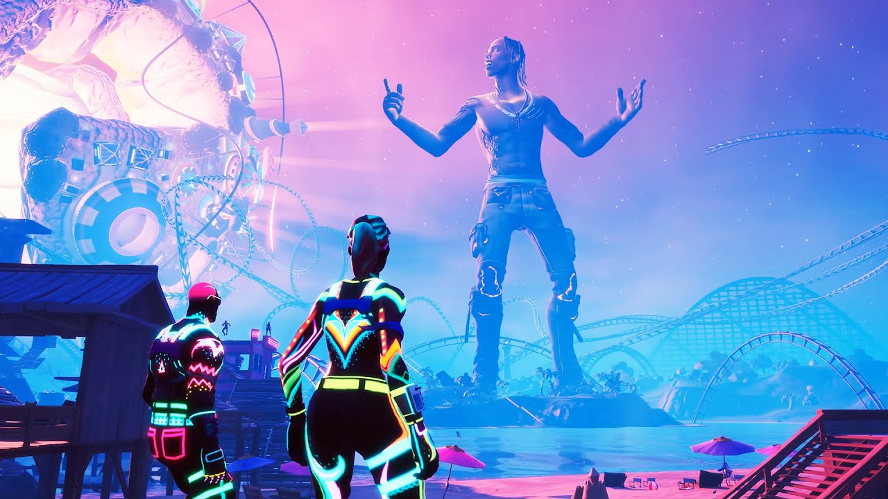 FULL Fortnite X TRAVIS SCOTT Event Gameplay *NO COMMENTARY* [4K60]