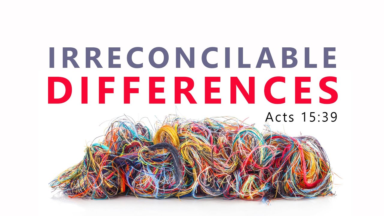 Irreconcilable Differences - Pastor Stacey Shiflett