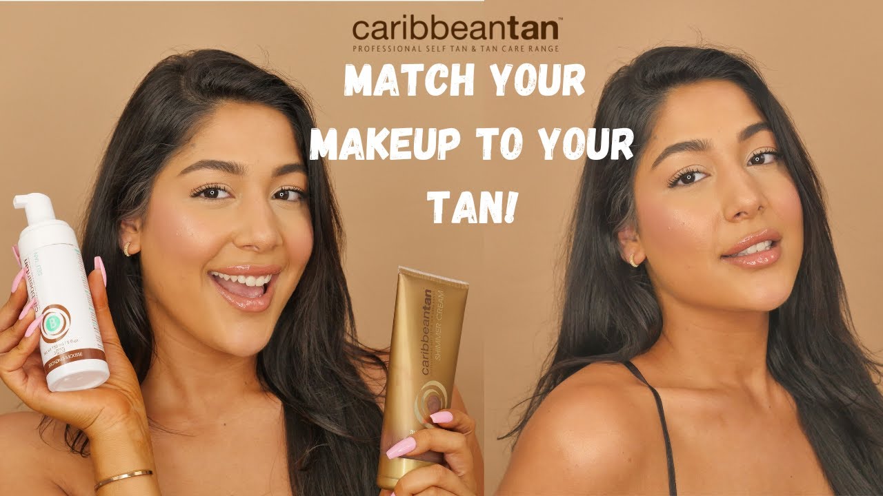 How To match your makeup to your tan 🌞| Caribbeantan